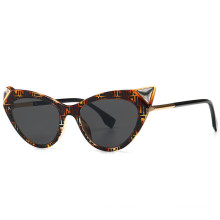 Vintage Classic Luxury Diamond Small  Narrow Cat Eye Women  Sunglasses